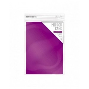 Craft Perfect - Satin Mirror Card - Purple Mist A4 - 9470e