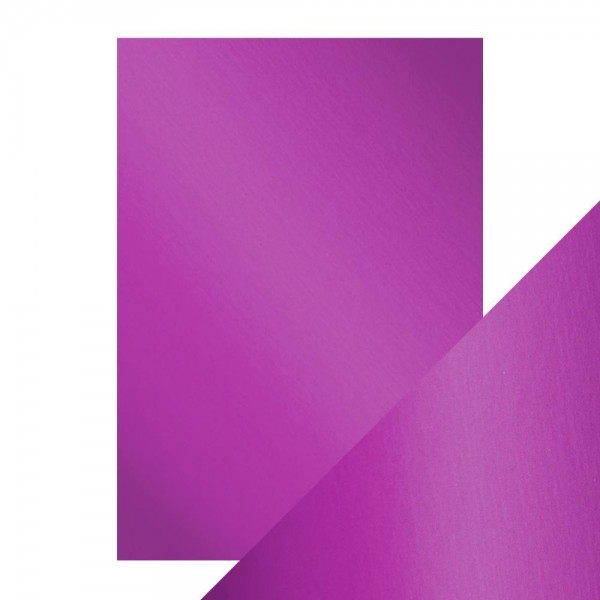 Craft Perfect - Satin Mirror Card - Purple Mist A4 - 9470e