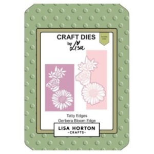 Lisa Horton - Tatty Edges - Gerbera Bloom Edge - LHCCD129