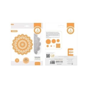 Tonic Studios - Scalloped Flower Layering Die Set - 4490e