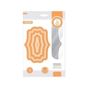 Tonic Studios - Scalloped Heart Layering Die Set - 4491e