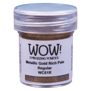 WOW! - Metallic Gold Rich Pale - Jar Size:15ml Jar - WC01R