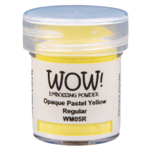 WOW Embossing Powders - Pastel Yellow - Jar Size:15ml Jar - WM05R