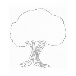 Card-io - Bushy Tree - MajeMask Stencil - STBU-01