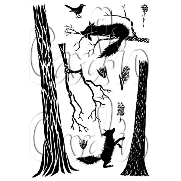 Card-io - Hangin' Out A6 Clear Stamp Set - CCSTHA-01
