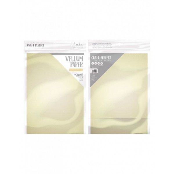 Craft Perfect - Pearled Gold Vellum - 9999e
