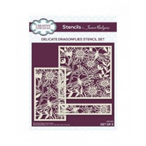 Creative Expressions - Jamie Rodgers Delicate Dragonflies Stencil Set  - CEST073