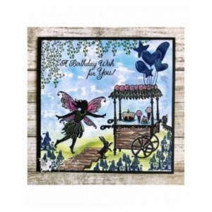Fairy Hugs - Stamps - Fairy Treat Cart - FHS-424