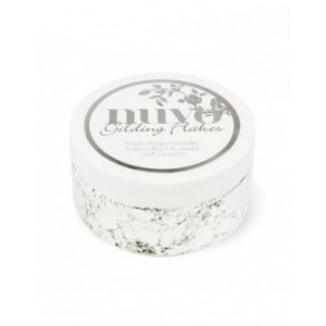 Nuvo - Gilding Flakes - Silver Bullion (200ml) - 851n