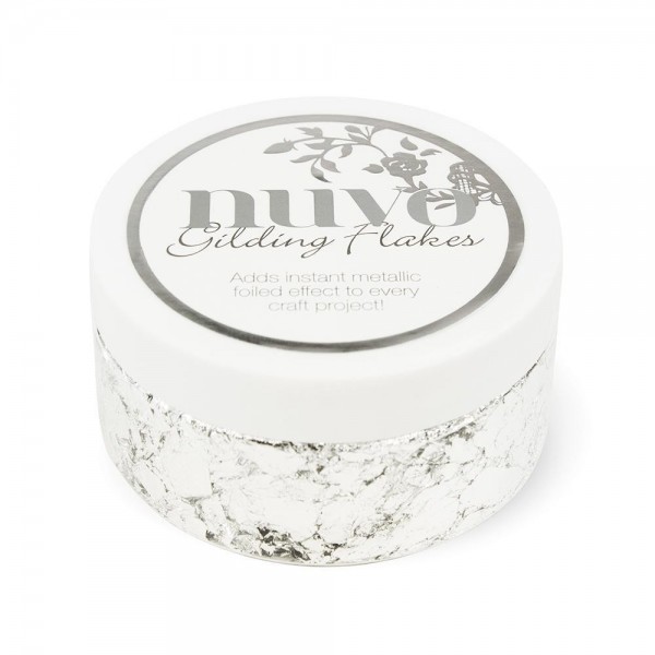 Nuvo - Gilding Flakes - Silver Bullion (200ml) - 851n