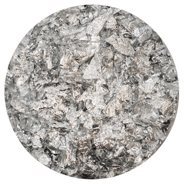Nuvo - Gilding Flakes - Silver Bullion (200ml) - 851n