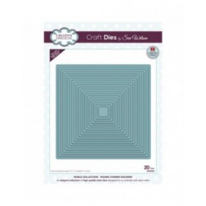 Creative Expressions - Creative Expressions Sue Wilson Noble Round Corner Squares Craft Die - CED5542