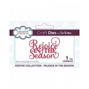 Creative Expressions - Creative Expressions Sue Wilson Festive Mini Expressions Rejoice In The Season Craft Die - CEDME122