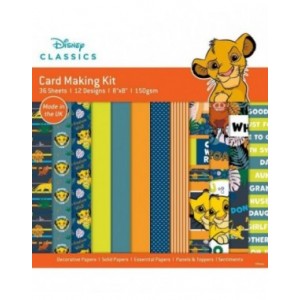Disney - The Lion King - 8 in x 8 in Card Making Pad - DYP0013