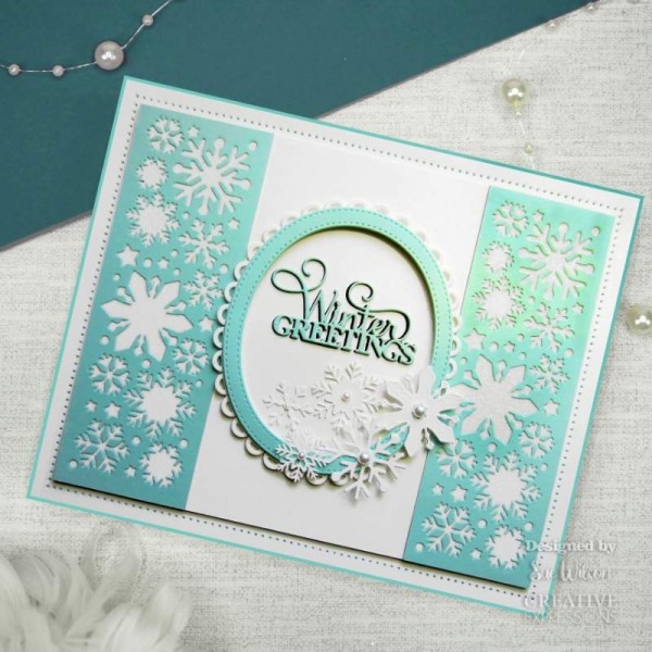 Creative Expressions - Creative Expressions Sue Wilson Festive Mini Expressions Winter Greetings Craft Die - CEDME124