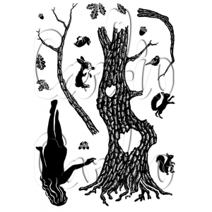 Card-io - Old Oak A6 Clear Stamp Set - CCSTOLD-01