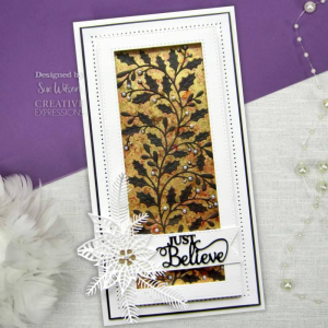 Creative Expressions -  Sue Wilson Festive Mini Expressions Just Believe Craft Die - CEDME127
