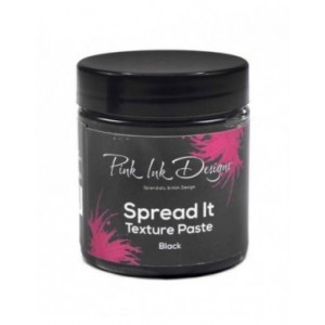 Pink Ink Designs - Spread It Texture Paste Black 75ml - PITPBLK