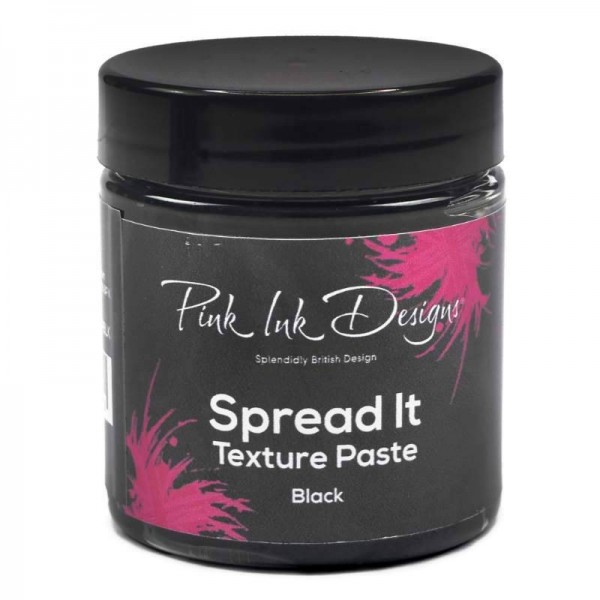Pink Ink Designs - Spread It Texture Paste Black 75ml - PITPBLK